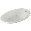 70 x 40 in. Whirlpool Drop-In Bathtub with End Drain in Biscuit
