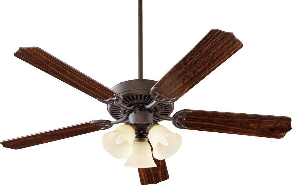 Quorum International Toasted Sienna 60W 5-Blade Ceiling Fan with 52 in. Blade Span 