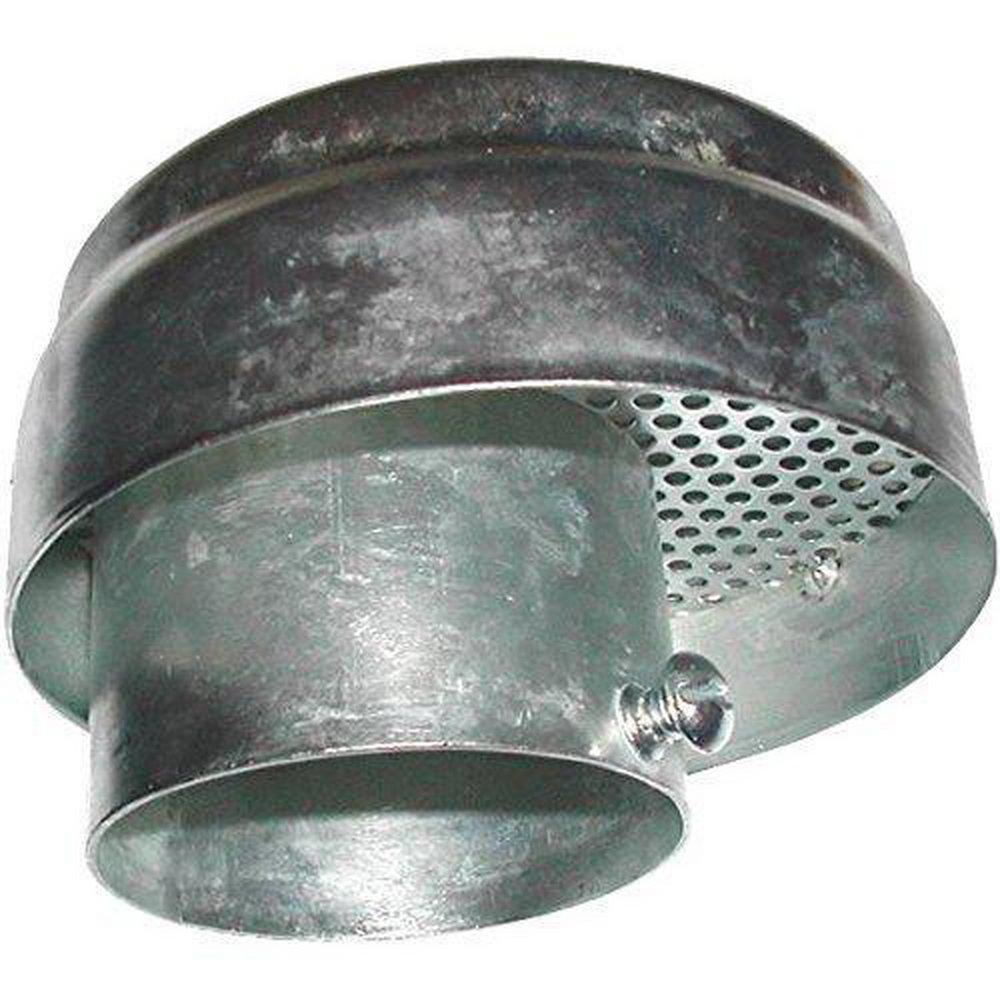 OEM Zinc Plated Zinc Plated Slip-On Vent Cap with Screen 