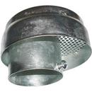 1-1/4 in. Zinc Plated Slip-On Vent Cap with Screen
