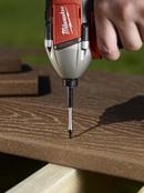 Milwaukee&reg; Silver 1/4 x 1/4 in. Hex Phillips 1 Piece 