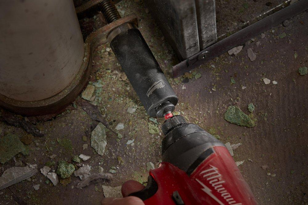 Milwaukee® Silver 1/4 in. Hex Shank Socket Adapter 