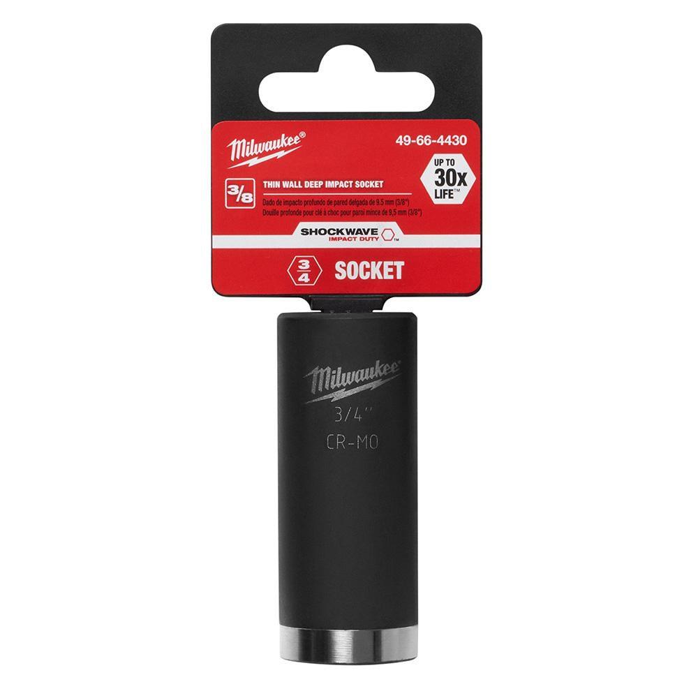 Milwaukee® Black Deep Well Socket 