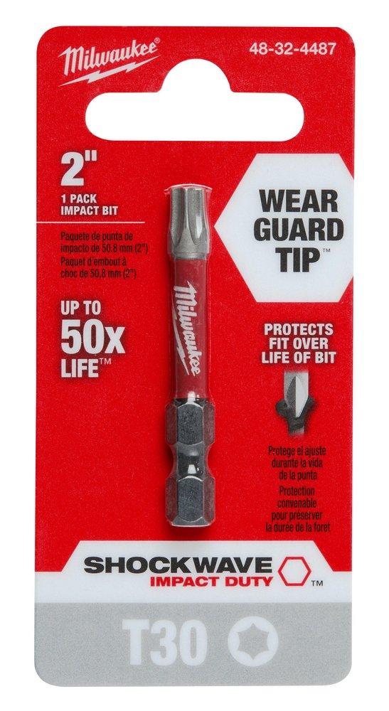Milwaukee&reg; Silver T3. x 1/4 in. Hex Torx&reg; 1 Piece 