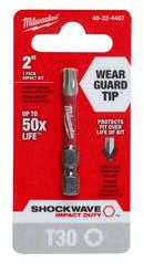 Milwaukee&reg; Silver T3. x 1/4 in. Hex Torx&reg; 1 Piece 