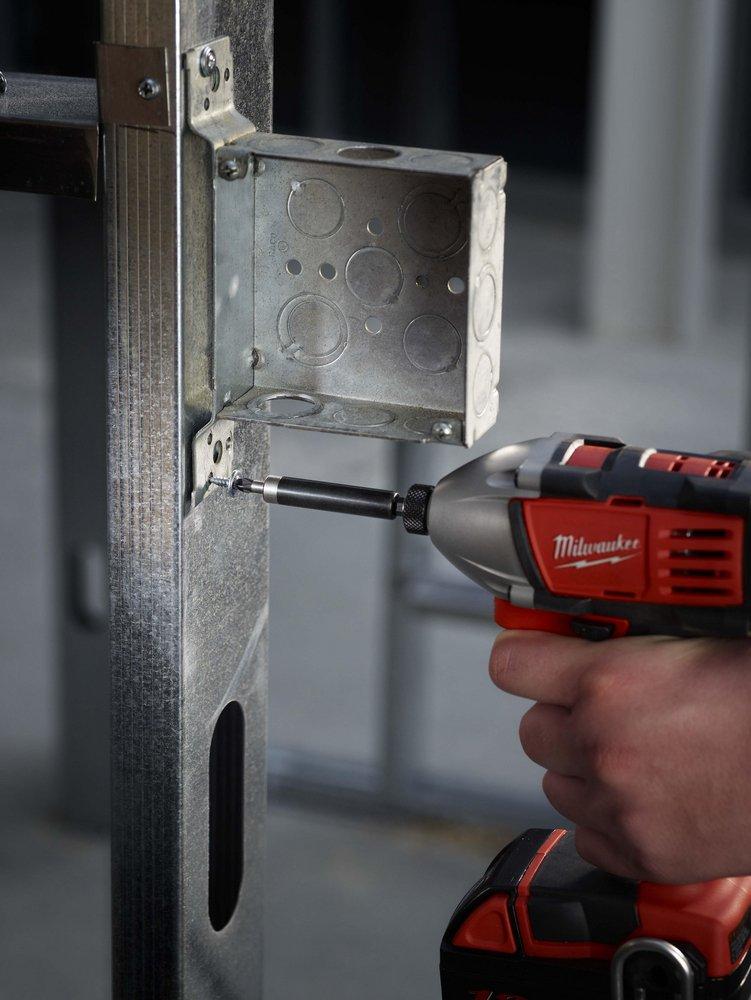Milwaukee&reg; Silver Compact Magnetic Bit Tip Holder 