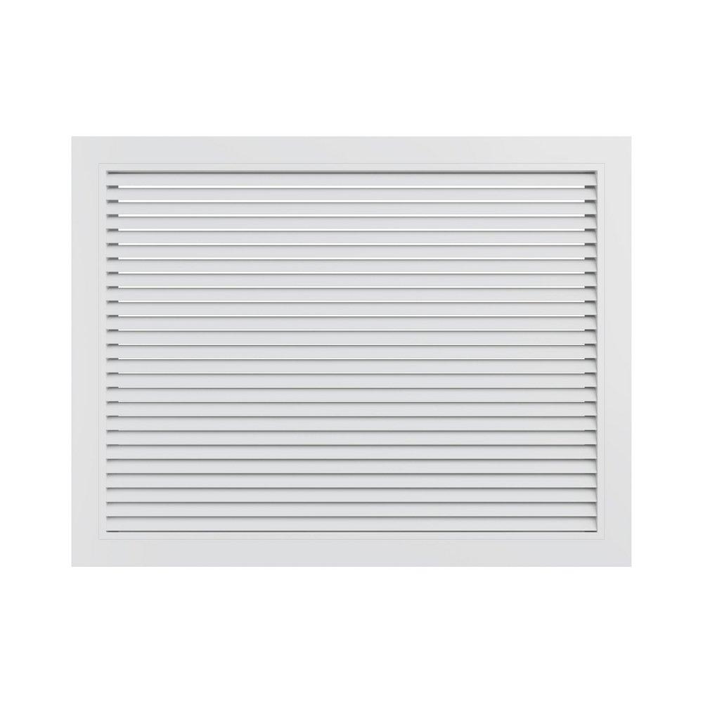 PROSELECT&reg; White 18 in. Filter Grille Horizontal Blade in White Aluminum 