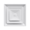 PROSELECT&reg; White T Bar High Volume Diffuser 2-Cone with Collar 