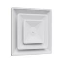 PROSELECT&reg; White T Bar High Volume Diffuser 2-Cone with Collar 