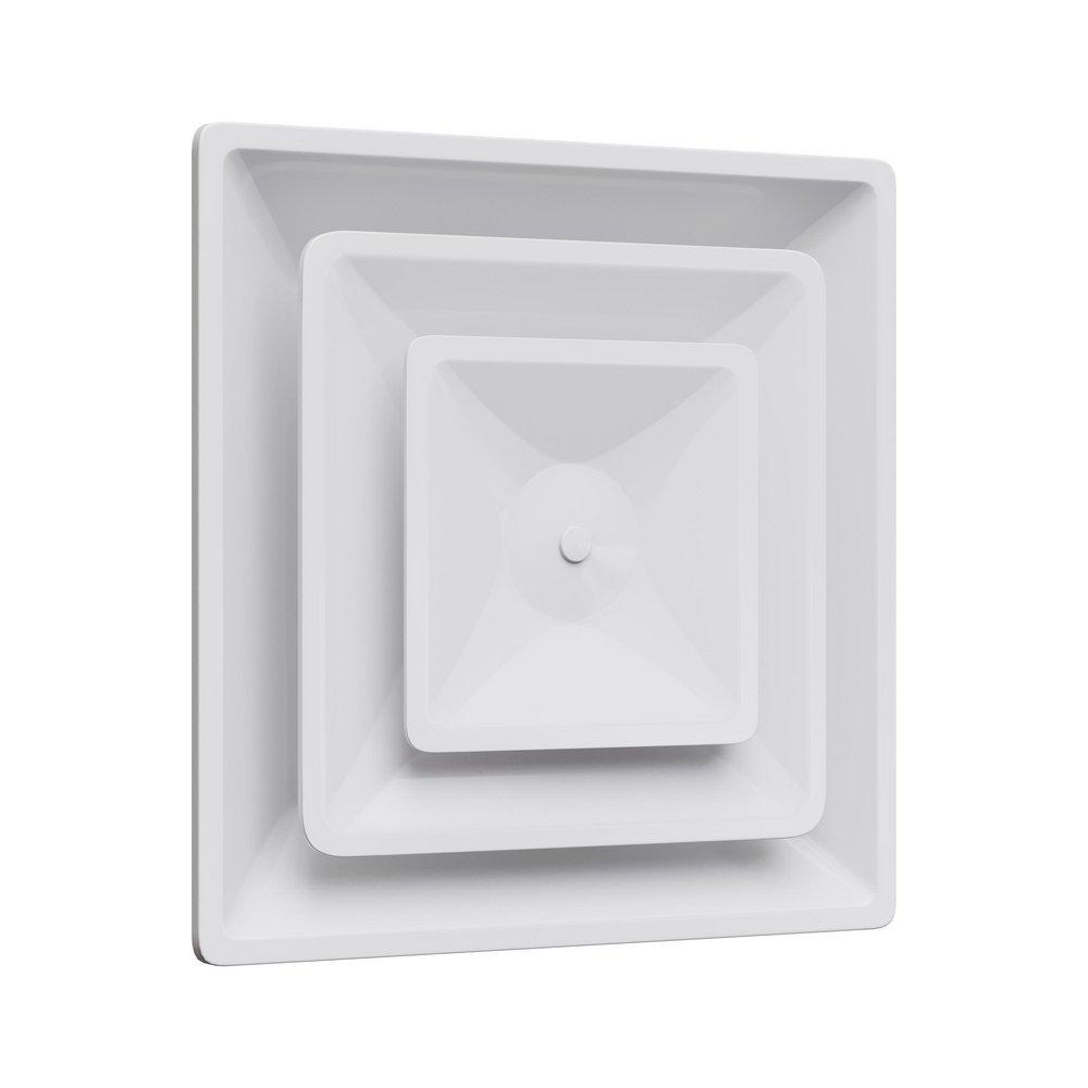 PROSELECT&reg; White Commercial Ceiling Diffuser in White Steel 