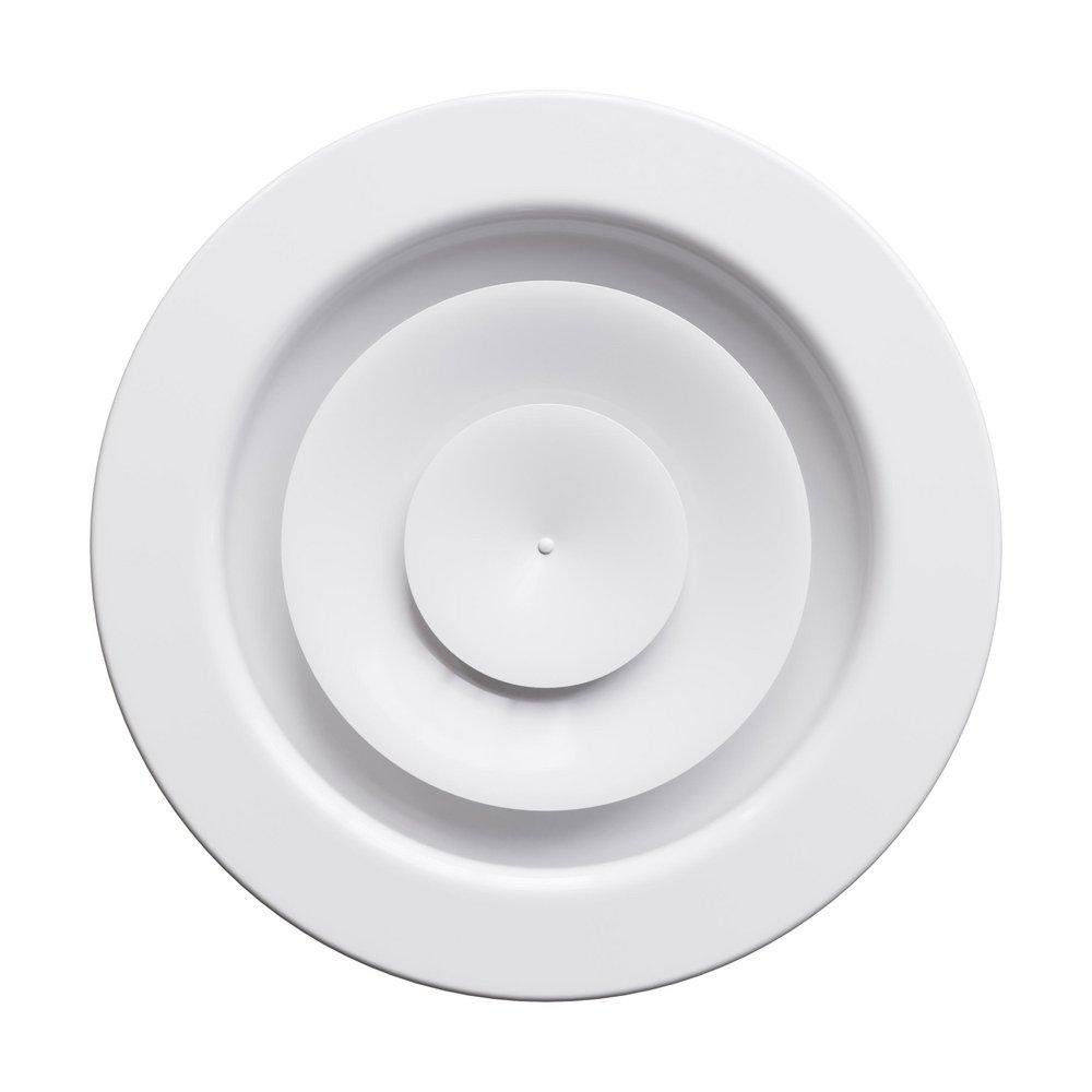 PROSELECT® White Commercial Ceiling Diffuser in White Steel 