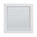 14 x 14 in. Filter Grille Horizontal Blade in White Aluminum