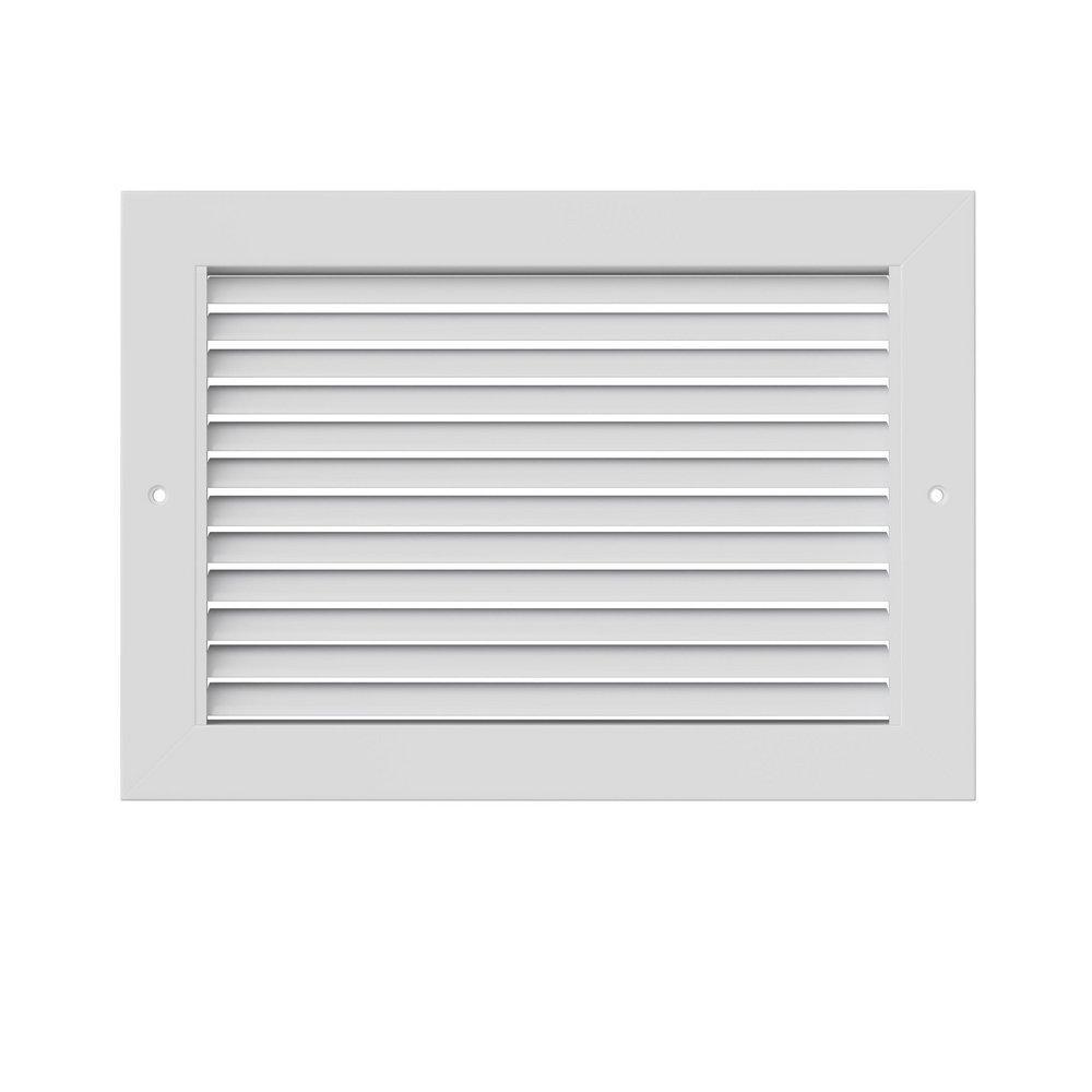 PROSELECT&reg; White 14 x 10 in. Commercial Return Grille in White Aluminum 