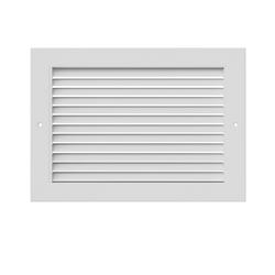 14 x 10 in. Commercial 1-way Return Grille in White Aluminum