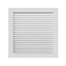 14 x 14 in. Commercial 1-way Return Grille in White Aluminum