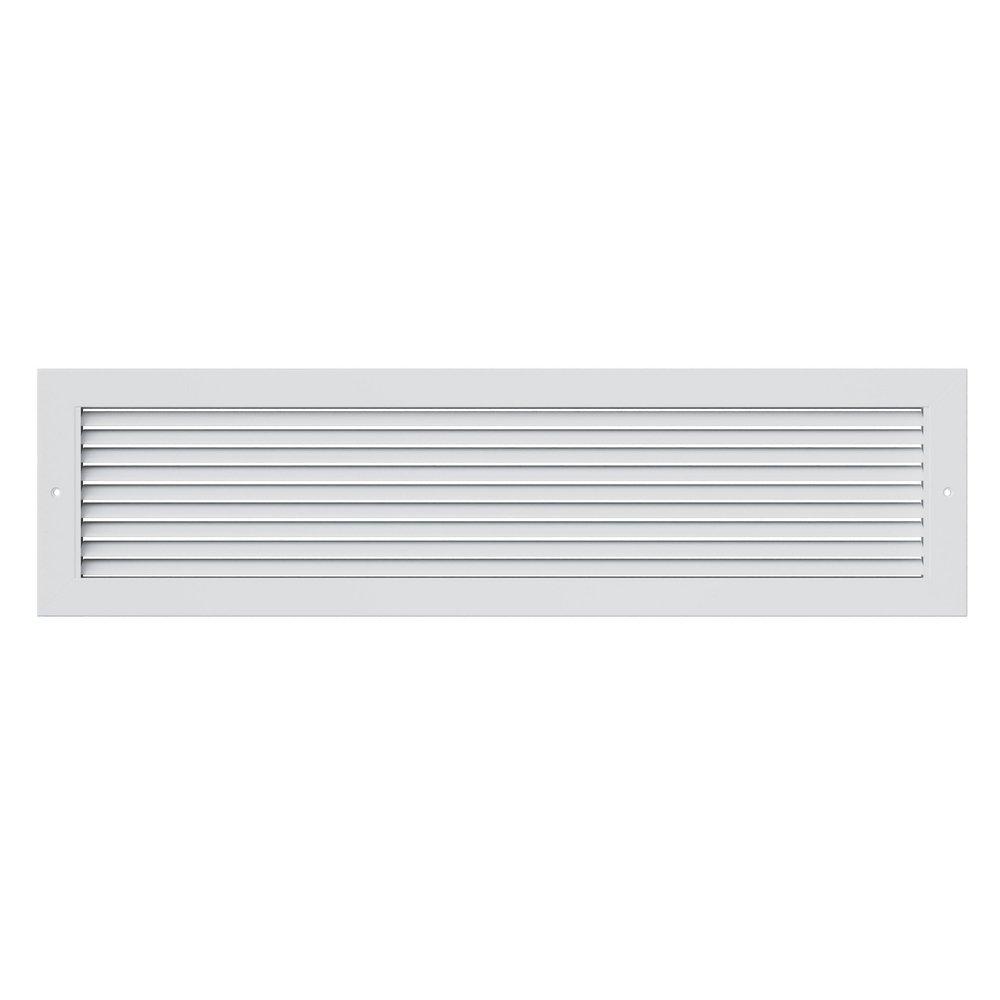 PROSELECT&reg; White 30 in. Aluminum Return Grille with Horizontal Blade 