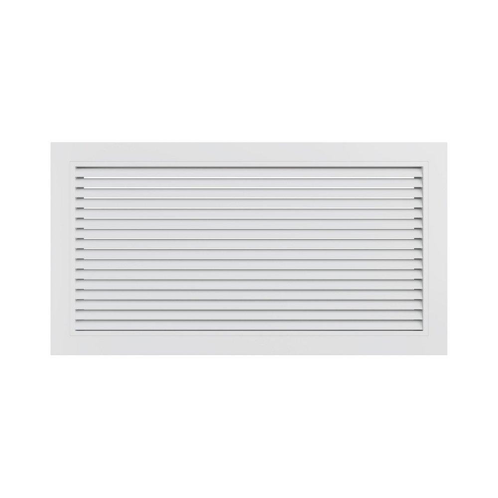 PROSELECT&reg; White 12 in. Filter Grille in White Aluminum 