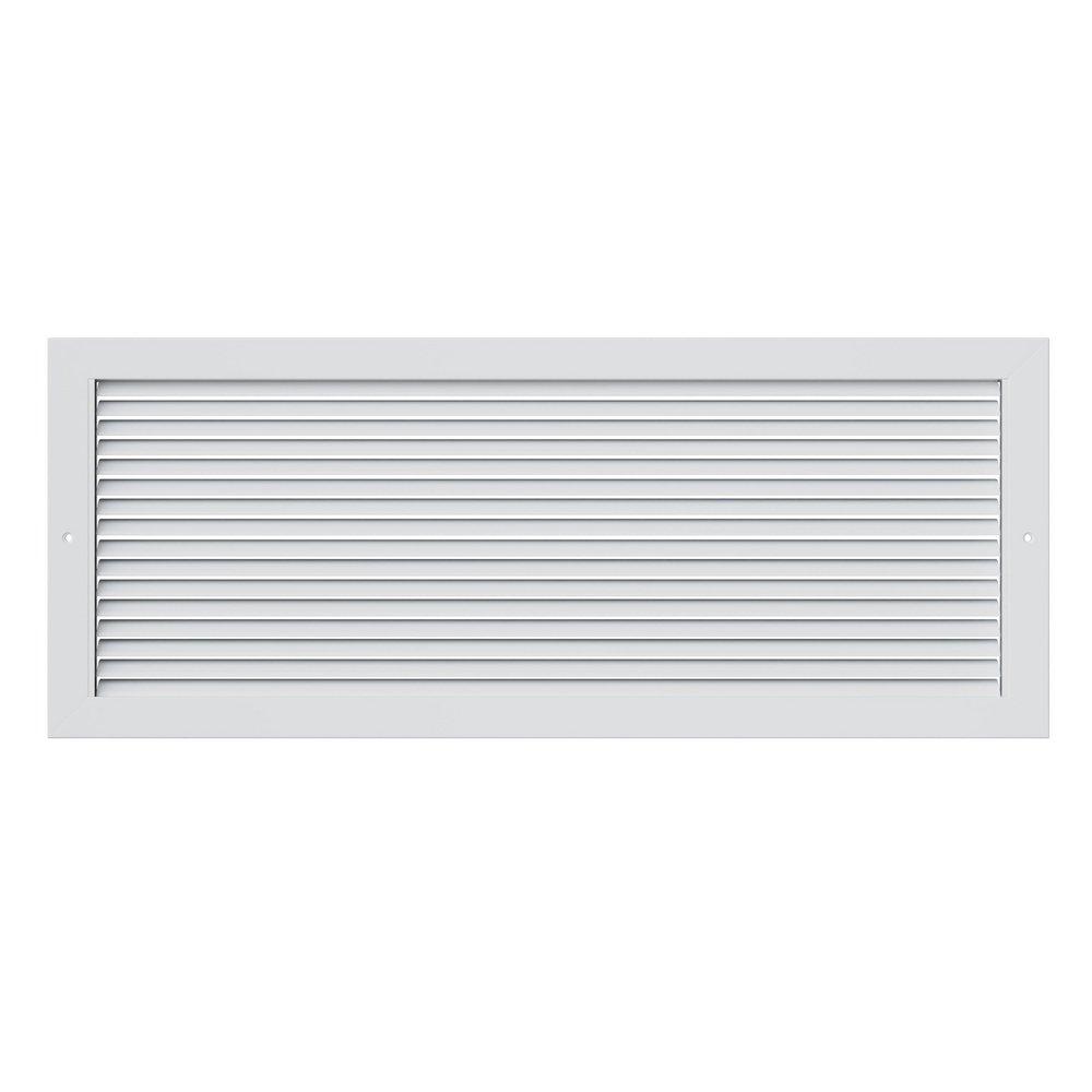 PROSELECT&reg; White 30 x 12 in. Commercial Return Grille in White Aluminum 
