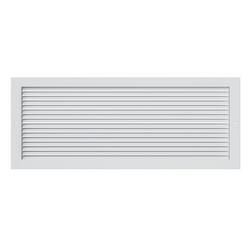 30 x 12 in. Commercial 1-way Return Grille in White Aluminum