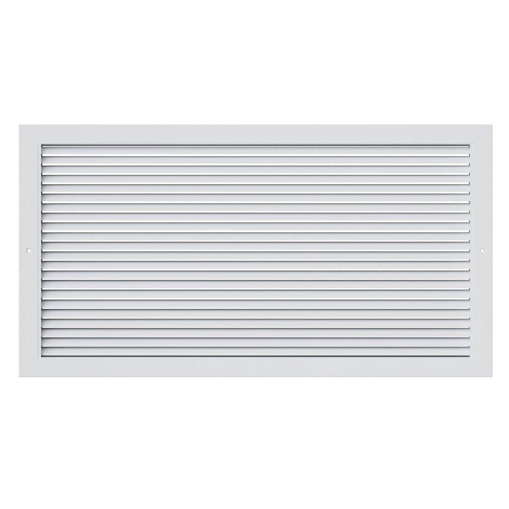 PROSELECT&reg; White 30 x 12 in. Commercial Return Grille in White Aluminum 