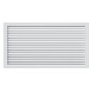 30 x 16 in. Commercial 1-way Return Grille in White Aluminum