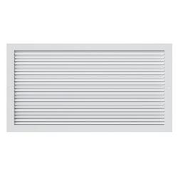 30 x 16 in. Commercial 1-way Return Grille in White Aluminum