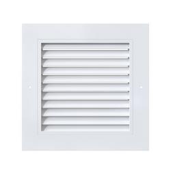 10 x 10 in. Commercial 1-way Return Grille in White Aluminum
