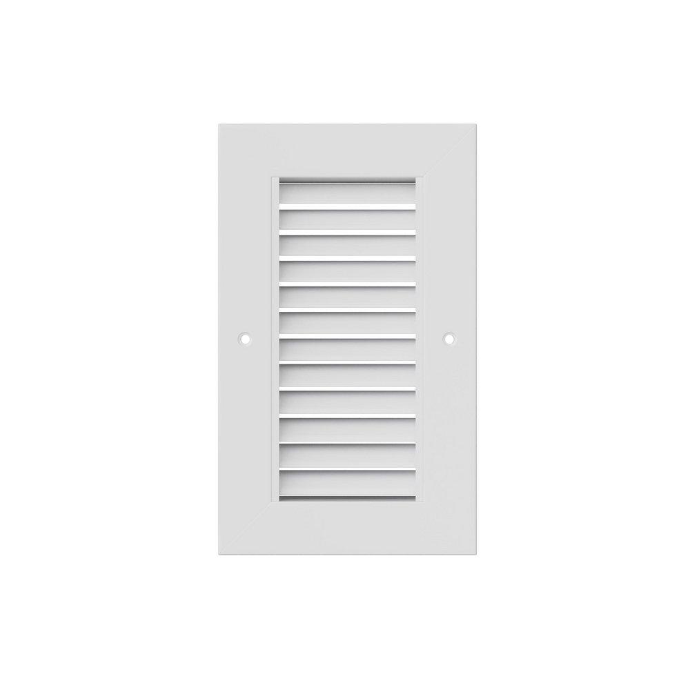 PROSELECT&reg; White 10 in. Aluminum Return Grille with Horizontal Blade 
