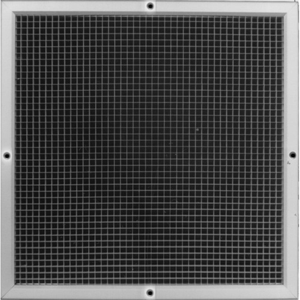 PROSELECT&reg; White 14 in. Filter Grille Egg Crate in White Aluminum 