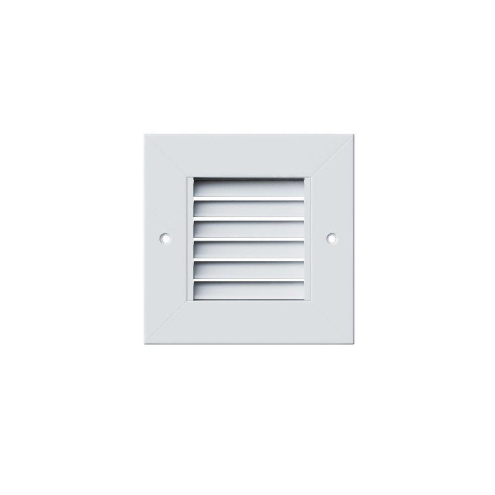 PROSELECT&reg; White 6 x 6 in. Commercial Return Grille in White Aluminum 
