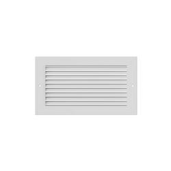 14 x 8 in. Commercial 1-way Return Grille in White Aluminum