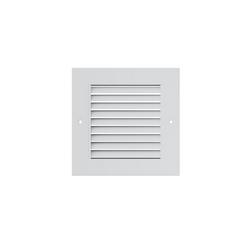 8 x 8 in. Aluminum Horizontal Blade Return Grill