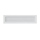 24 x 10 in. Commercial 1-way Return Grille in White Aluminum