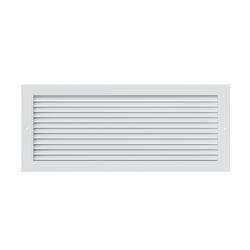 24 x 12 in. Commercial 1-way Return Grille in White Aluminum