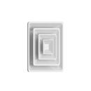 PROSELECT&reg; White 3 Cone T Bar Diffuser with Collar Insulation 
