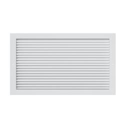 24 x 16 in. Commercial 1-way Return Grille in White Aluminum