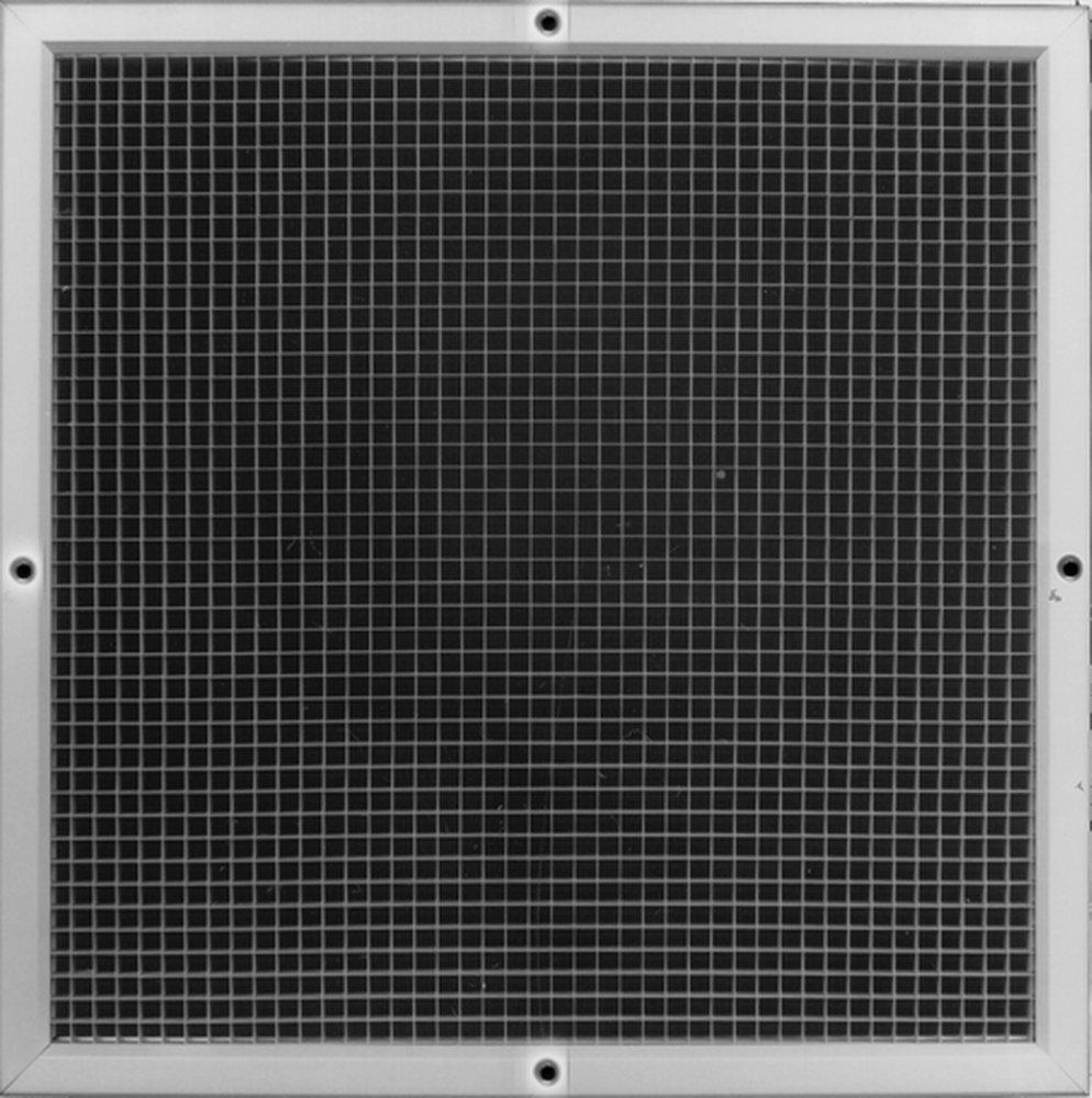 PROSELECT&reg; White 24 in. Aluminum Egg Crate Filter Grille in White 