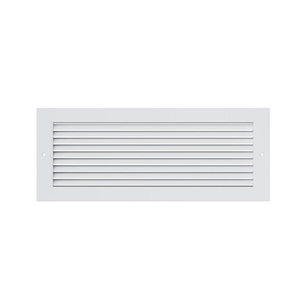 PROSELECT&reg; White 20 x 16 in. Commercial Return Grille in White Aluminum 