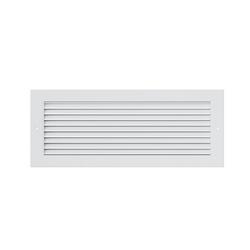 20 x 8 in. Commercial 1-way Return Grille in White Aluminum