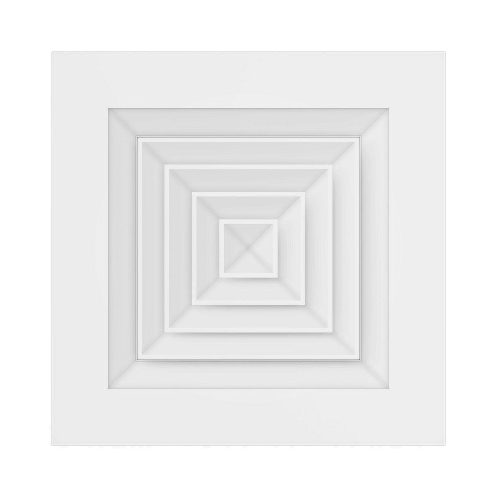 PROSELECT® White 24 in. Commercial T-Bar Lay-In in White 4-way Steel 