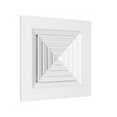 PROSELECT® White 24 in. Commercial T-Bar Lay-In in White 4-way Steel 