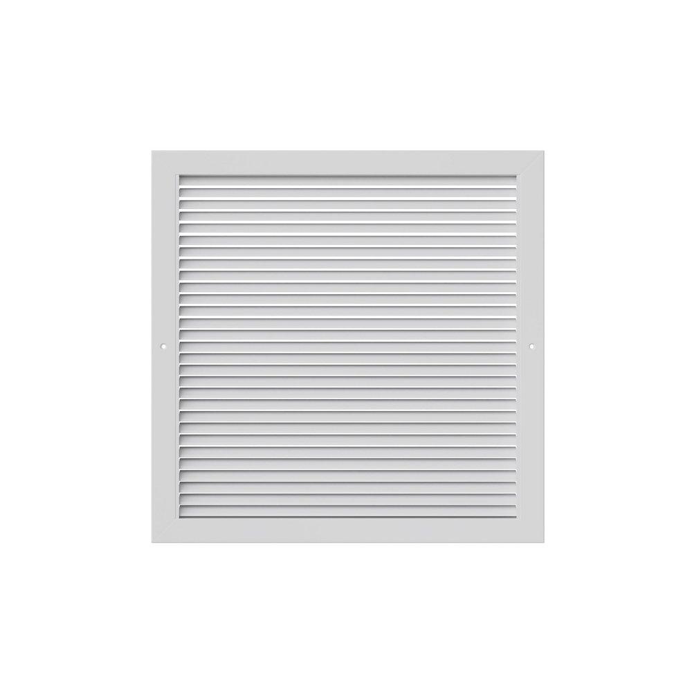 PROSELECT&reg; White 20 x 16 in. Commercial Return Grille in White Aluminum 