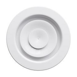 Commercial 8 in. Ceiling Diffuser in White Steel
