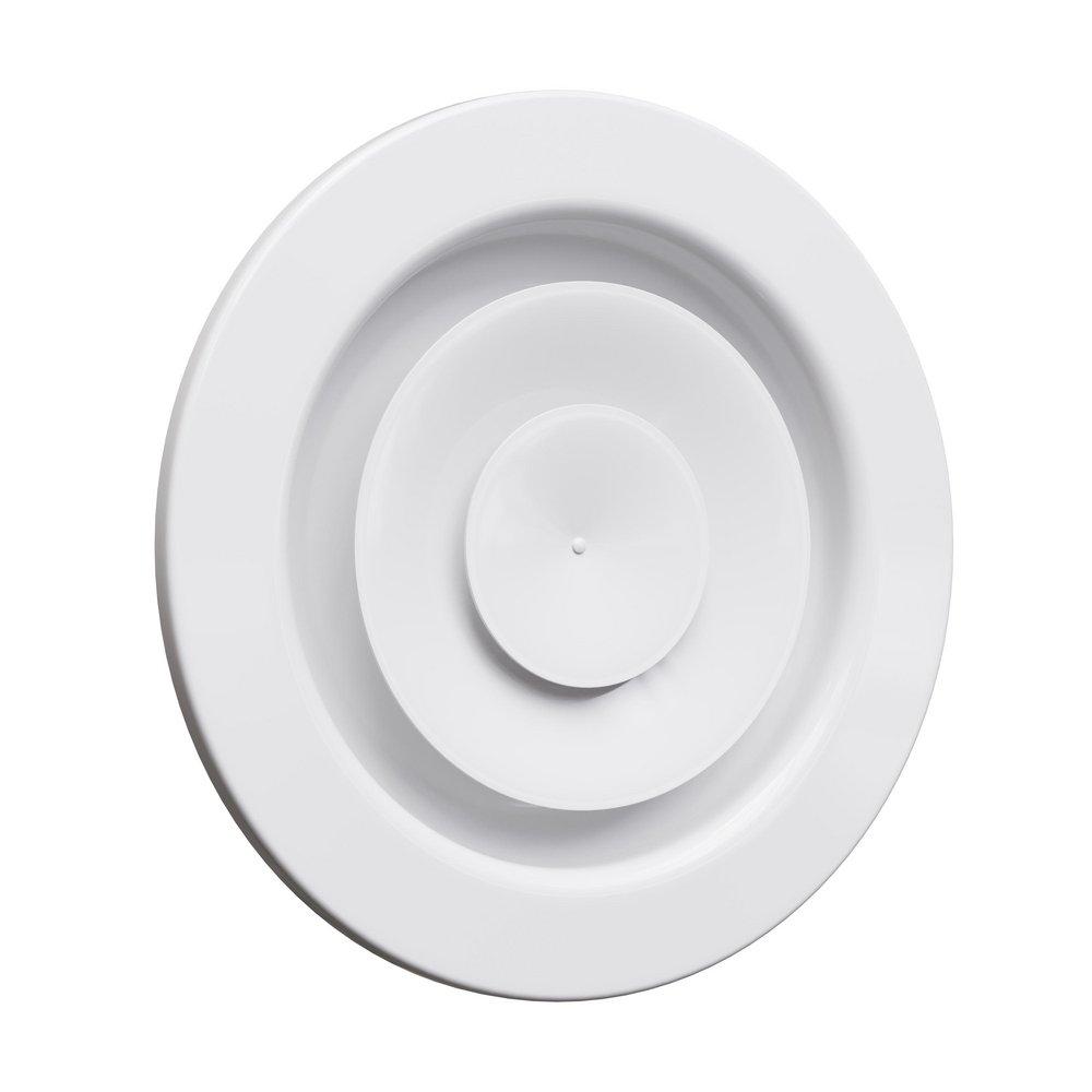 PROSELECT&reg; White Commercial Ceiling Diffuser in White Steel 