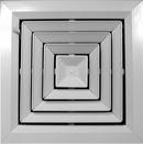 Commercial 12 x 12 in. Ceiling Diffuser in White Aluminum