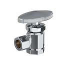 PROFLO&reg; Polished Chrome FIPS x Compression Knob Angle Supply Stop Valve in Polished Chrome 