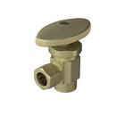 PROFLO&reg; Rough Brass 1/2 x 3/8 in. Sweat x Compression Knob Angle Supply Stop Valve 