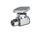 PROFLO&reg; Chrome Plated FIPS x OD Compression Oval Straight Supply Stop Valve in Chrome Plated 