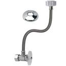 BrassCraft Polished Chrome Sink 1/2 in x 3/8 in x 1/2 in. Supply Kit in Polished Chrome 