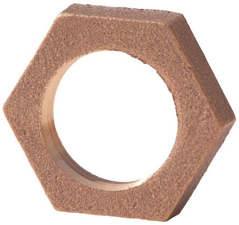 FNPT Brass Hex Locknut 
